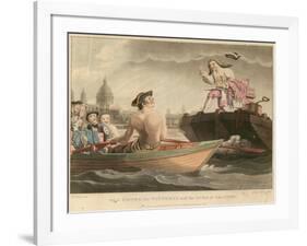 Old Copper the Waterman and the Duke of Grafton-William Henry Pyne-Framed Giclee Print