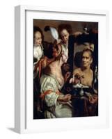 Old Coquette (Vanita), after 1630-Bernardo Strozzi-Framed Giclee Print