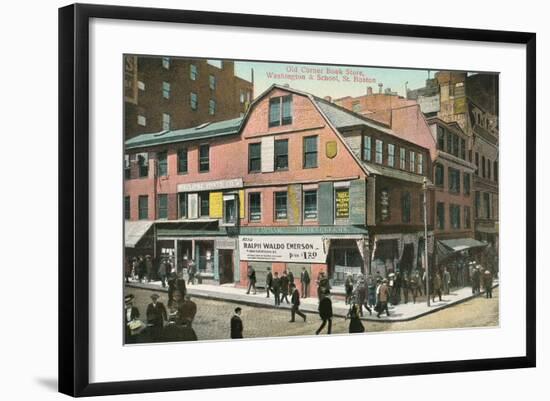 Old Corner Book Store, Boston-null-Framed Art Print