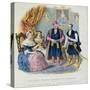 Old Costumes of the Polish Nobility-Jan Lewicki-Stretched Canvas