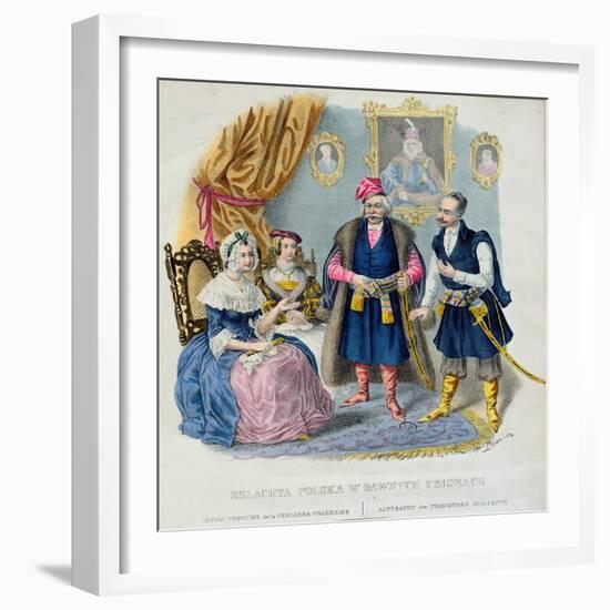 Old Costumes of the Polish Nobility-Jan Lewicki-Framed Giclee Print