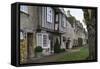 Old Cotswod Stone and Timber-Framed Houses-Peter Richardson-Framed Stretched Canvas