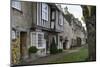 Old Cotswod Stone and Timber-Framed Houses-Peter Richardson-Mounted Photographic Print