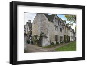 Old Cotswod Stone Houses-Peter Richardson-Framed Photographic Print