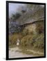 Old Cottage at Freshwater, Isle of Wight (Watercolour with Scratching Out)-Helen Allingham-Framed Giclee Print