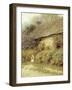Old Cottage at Freshwater, Isle of Wight-Helen Allingham-Framed Premium Giclee Print