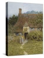 Old Cottage, Witley-Helen Allingham-Stretched Canvas
