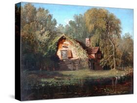 Old Cottage-William James Muller-Stretched Canvas