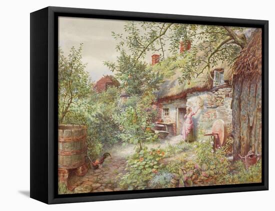 Old Cottage-null-Framed Stretched Canvas