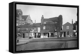 Old Cottages in Merton Road, Tooting, c1890, (1912)-null-Framed Stretched Canvas