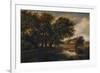 Old Cottages on the Brent, looking towards Harrow, 1830-Patrick Nasmyth-Framed Giclee Print