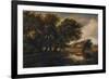 Old Cottages on the Brent, looking towards Harrow, 1830-Patrick Nasmyth-Framed Giclee Print