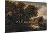 Old Cottages on the Brent, looking towards Harrow, 1830-Patrick Nasmyth-Mounted Giclee Print