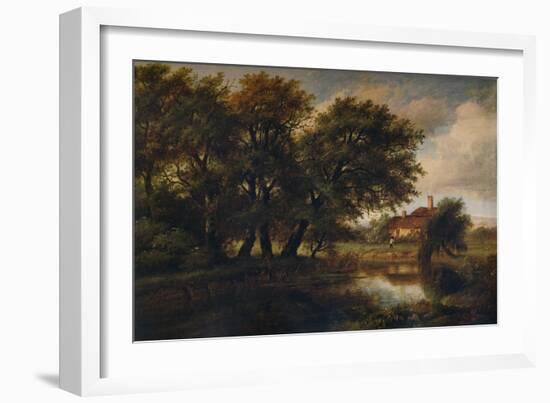 Old Cottages on the Brent, looking towards Harrow, 1830-Patrick Nasmyth-Framed Giclee Print