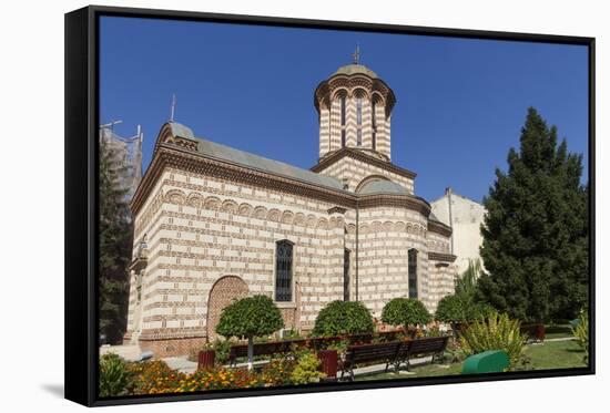 Old Court Church of St. Anthony, Bucharest, Romania, Europe-Rolf Richardson-Framed Stretched Canvas