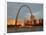 Old Courthouse and Gateway Arch Area along Mississippi River, St. Louis, Missouri, USA-Walter Bibikow-Framed Photographic Print