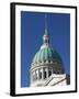 Old Courthouse Dome, Gateway Arch Area, St. Louis, Missouri, USA-Walter Bibikow-Framed Premium Photographic Print