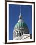 Old Courthouse Dome, Gateway Arch Area, St. Louis, Missouri, USA-Walter Bibikow-Framed Premium Photographic Print