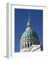 Old Courthouse Dome, Gateway Arch Area, St. Louis, Missouri, USA-Walter Bibikow-Framed Photographic Print