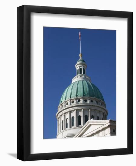 Old Courthouse Dome, Gateway Arch Area, St. Louis, Missouri, USA-Walter Bibikow-Framed Photographic Print