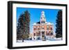 Old Courthouse in Macomb-benkrut-Framed Photographic Print