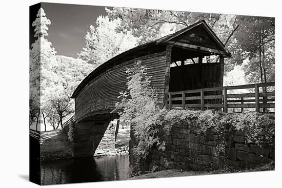 Old Covered Bridge II-Alan Hausenflock-Stretched Canvas
