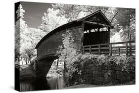 Old Covered Bridge II-Alan Hausenflock-Stretched Canvas