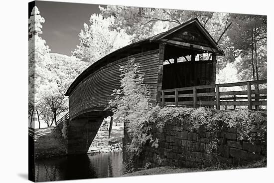 Old Covered Bridge II-Alan Hausenflock-Stretched Canvas