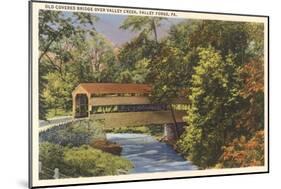 Old Covered Bridge, Valley Ford-null-Mounted Art Print