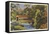 Old Covered Bridge, Valley Ford-null-Framed Stretched Canvas