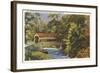 Old Covered Bridge, Valley Ford-null-Framed Art Print