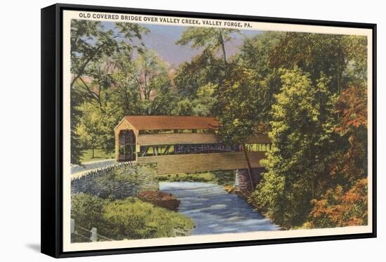 Old Covered Bridge, Valley Ford-null-Framed Stretched Canvas