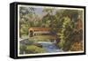 Old Covered Bridge, Valley Ford-null-Framed Stretched Canvas