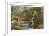 Old Covered Bridge, Valley Ford-null-Framed Art Print