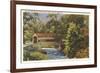 Old Covered Bridge, Valley Ford-null-Framed Art Print