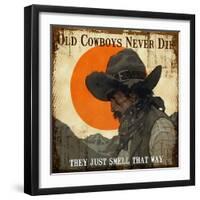 Old Cowboys-null-Framed Giclee Print