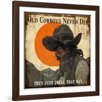 Old Cowboys-null-Framed Giclee Print