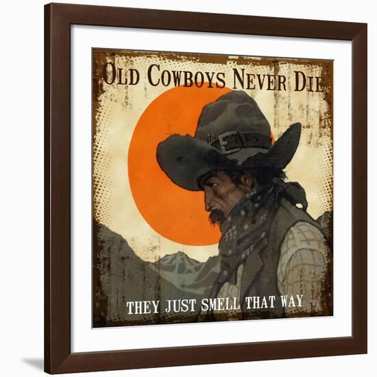 Old Cowboys-null-Framed Giclee Print