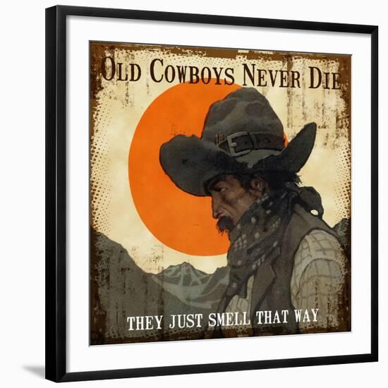 Old Cowboys-null-Framed Giclee Print