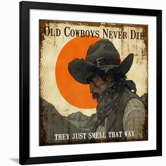 Old Cowboys-null-Framed Giclee Print