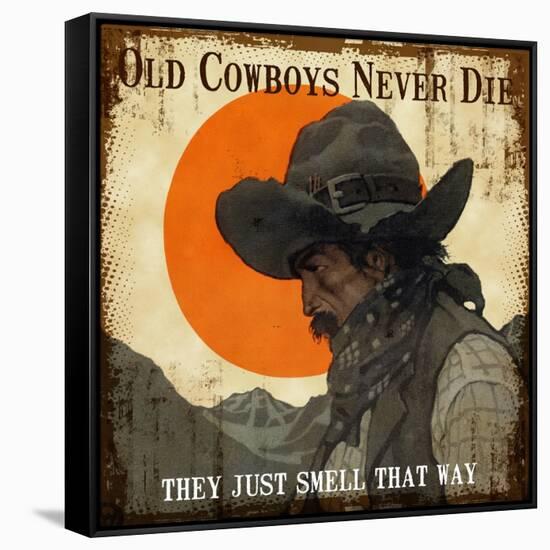 Old Cowboys-null-Framed Stretched Canvas