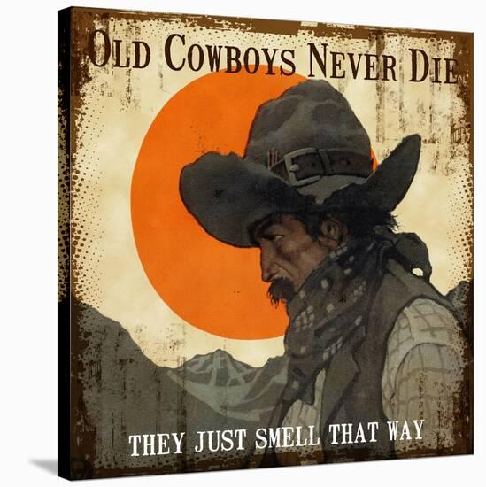 Old Cowboys-null-Stretched Canvas