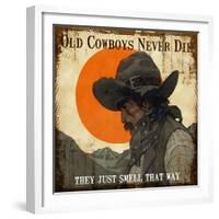 Old Cowboys-null-Framed Giclee Print