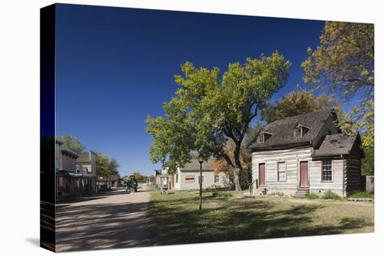 Old Cowtown Museum, Village from 1865-1880, Wichita, Kansas, USA-Walter Bibikow-Stretched Canvas