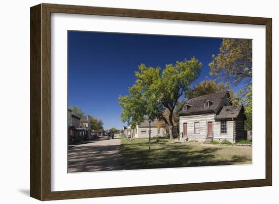 Old Cowtown Museum, Village from 1865-1880, Wichita, Kansas, USA-Walter Bibikow-Framed Photographic Print