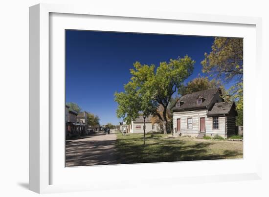 Old Cowtown Museum, Village from 1865-1880, Wichita, Kansas, USA-Walter Bibikow-Framed Photographic Print