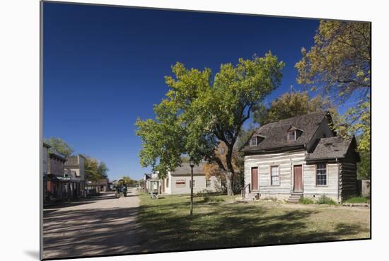 Old Cowtown Museum, Village from 1865-1880, Wichita, Kansas, USA-Walter Bibikow-Mounted Photographic Print