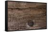 Old Cracked Wooden Surface Background-wasja-Framed Stretched Canvas