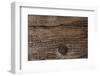 Old Cracked Wooden Surface Background-wasja-Framed Premium Photographic Print