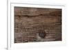 Old Cracked Wooden Surface Background-wasja-Framed Photographic Print